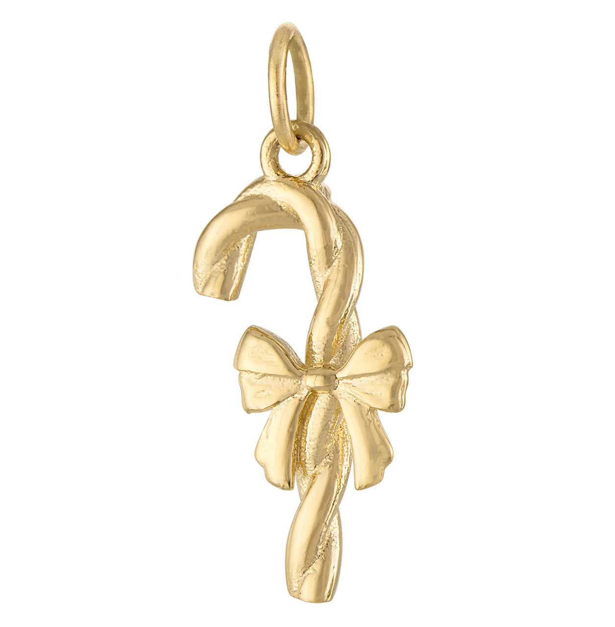 Candy Cane 14K Gold Charm